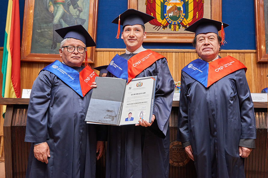 Agradecimiento de Raúl Saravia, Magíster 2022 UTO - Camiper