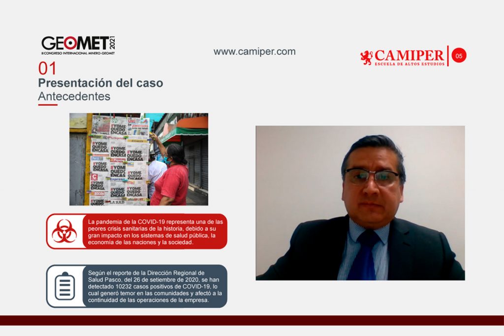 Más de 400 profesionales participan en eI Congreso Minero GEOMET 2021