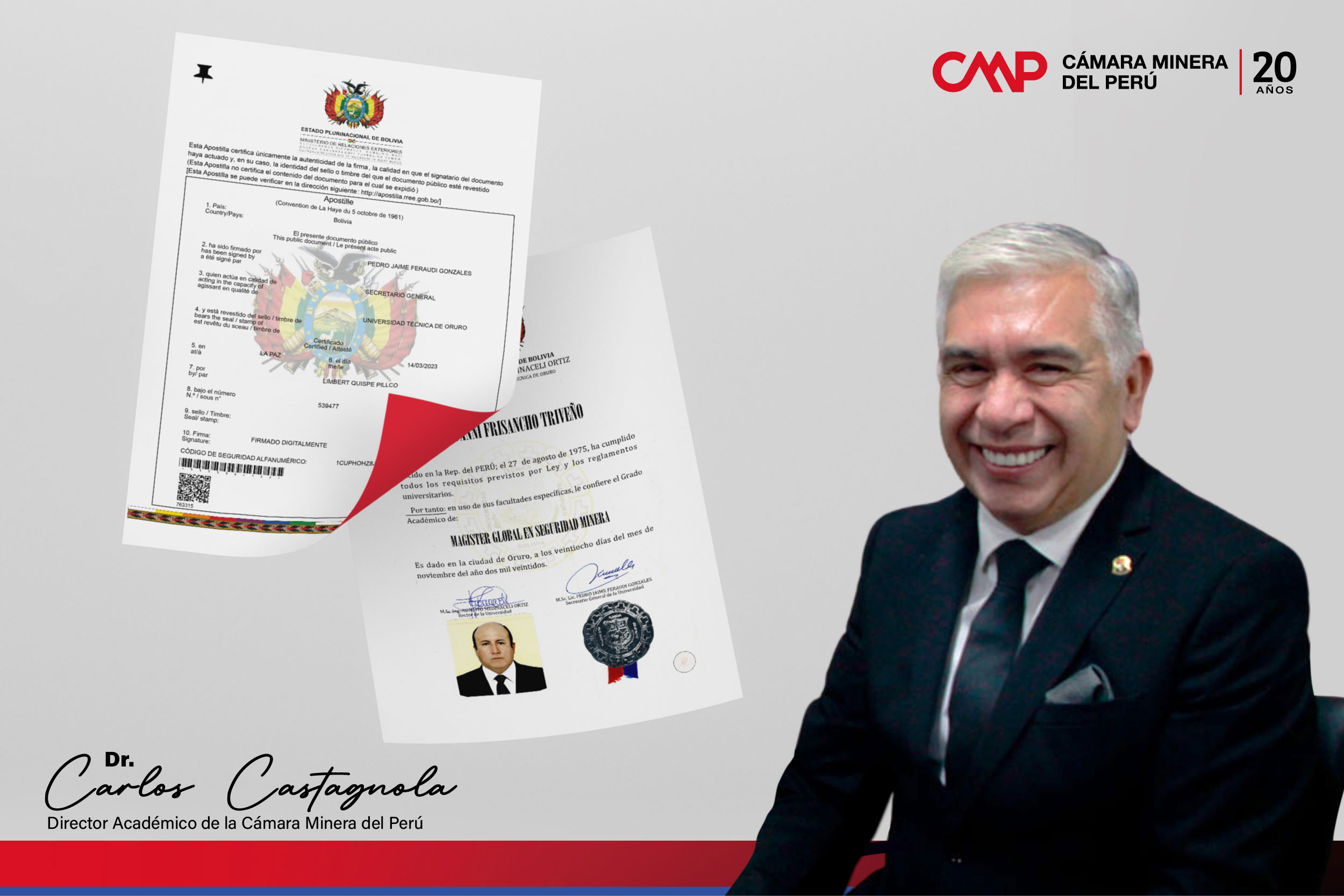 Director Académico de Camiper comenta sobre la Apostilla de los títulos