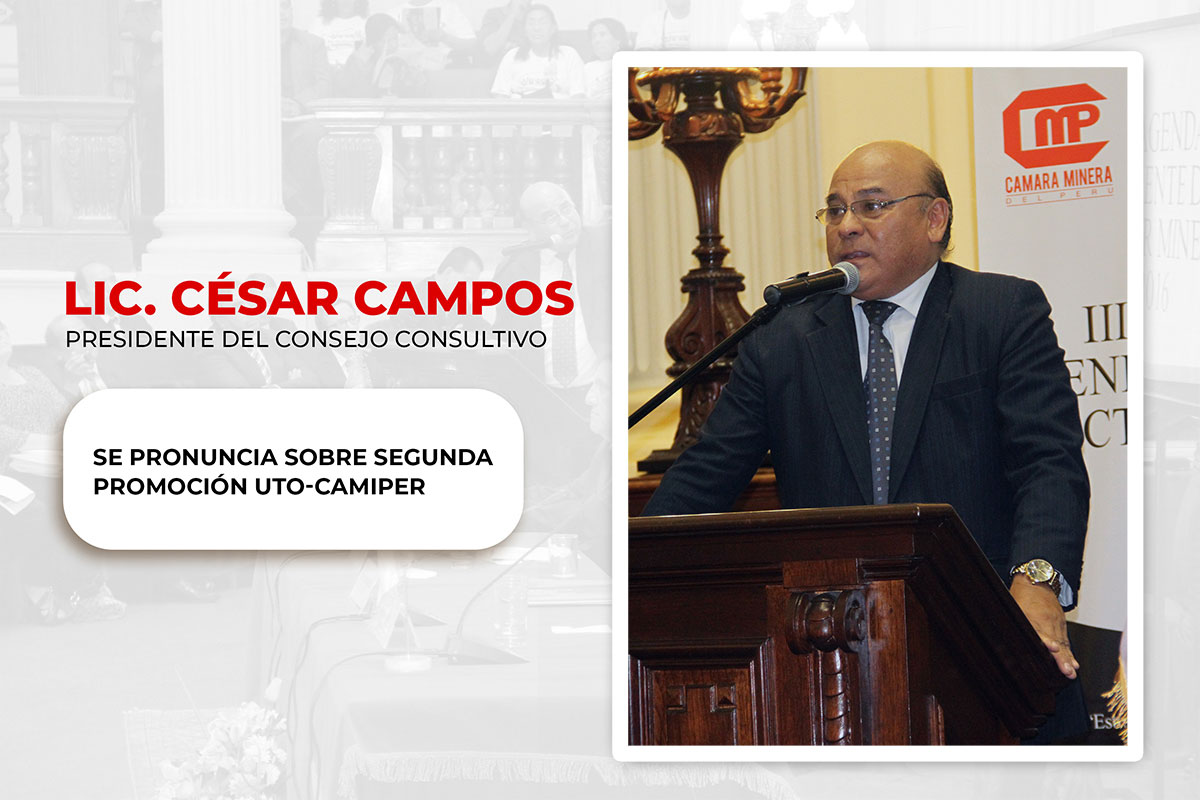 César Campos, Presidente del Consejo Consultivo, se pronuncia sobre segunda promoción UTO-Camiper