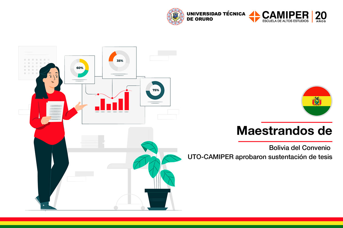 Maestrandos de Bolivia del Convenio UTO-Camiper aprobaron sustentación de tesis