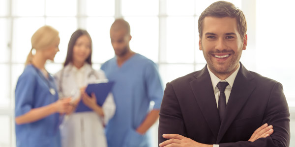 Gerencia y Administración en <span style='color: #26639D;'> Salud Hospitalaria</span>