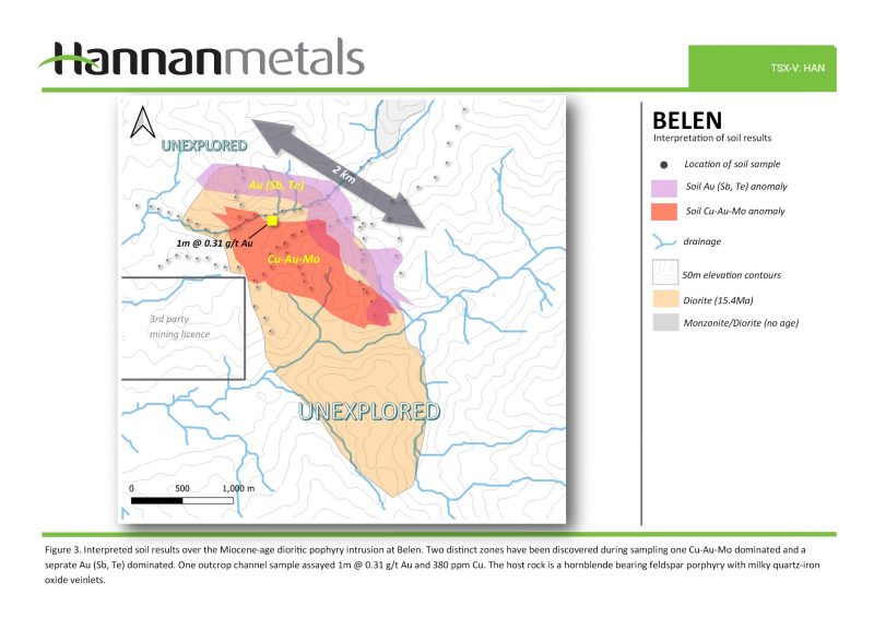 Proyecto minero Valiente: Hannan